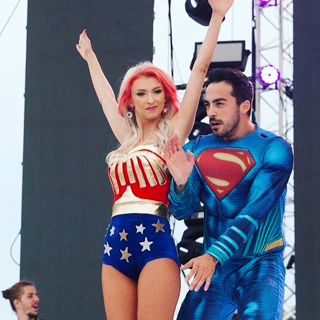 Cele mai frumoase imagini cu Andreea Bălan și Petrișor Ruge din timpul spectacolelor de dans. Cum arătau în urmă cu 18 ani