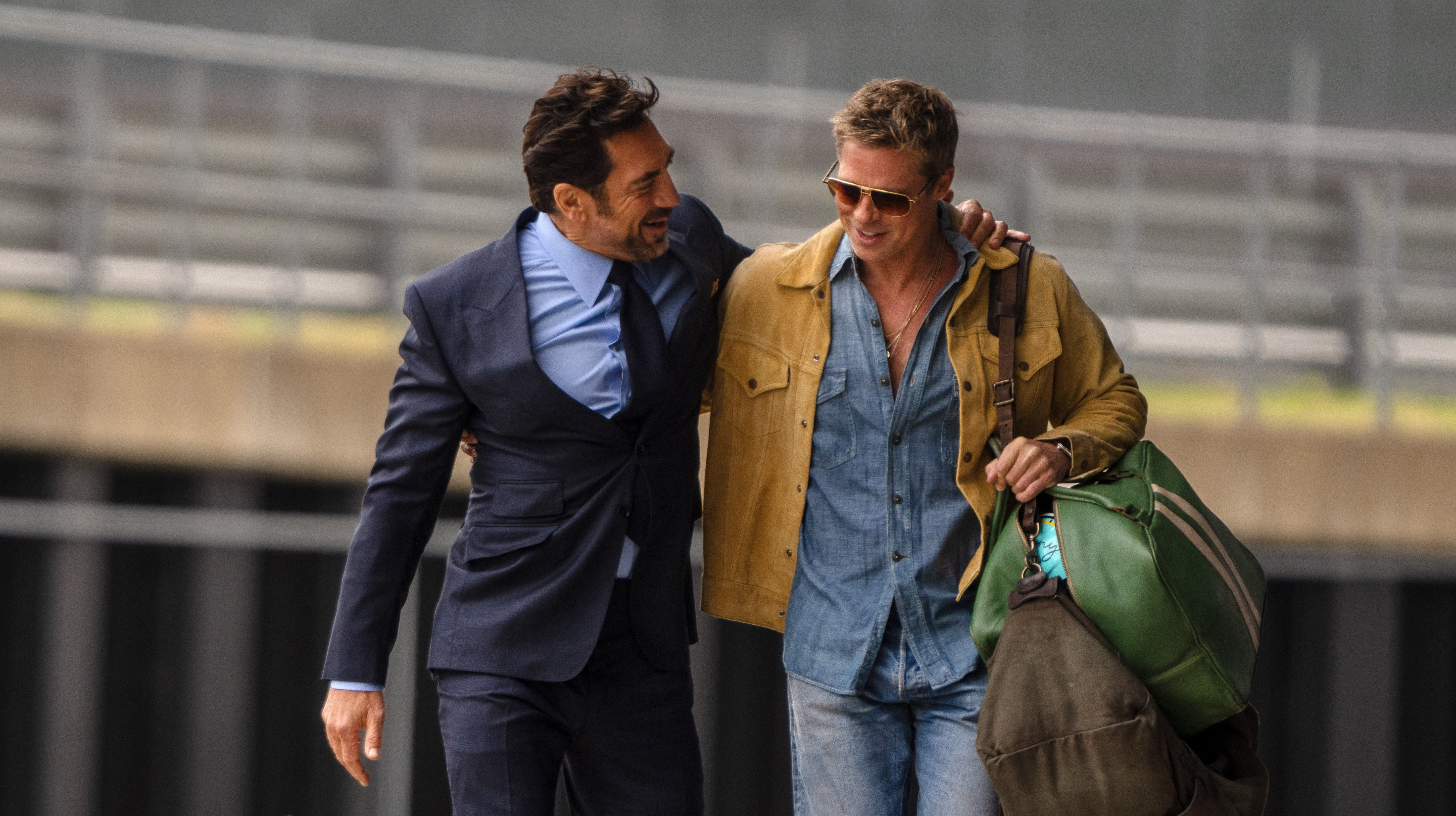 Brad Pitt, dezvăluiri din spatele camerelor de filmat. Cum s-a înțeles cu Javier Bardem și Lewis Hamilton: „Un gentleman” | INTERVIU