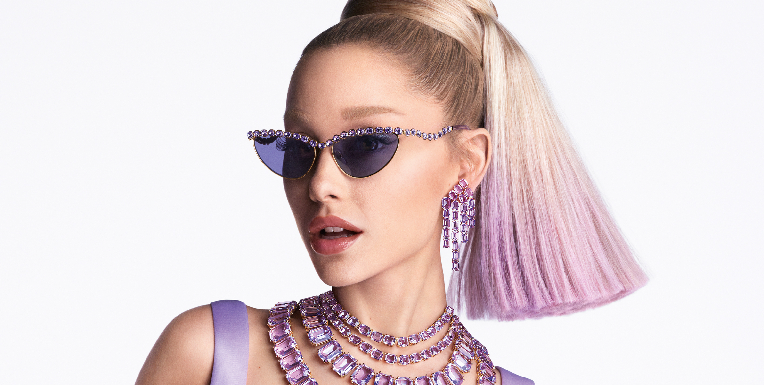 Ariana Grande a Swarovski Millenia kollekciójának kampányában