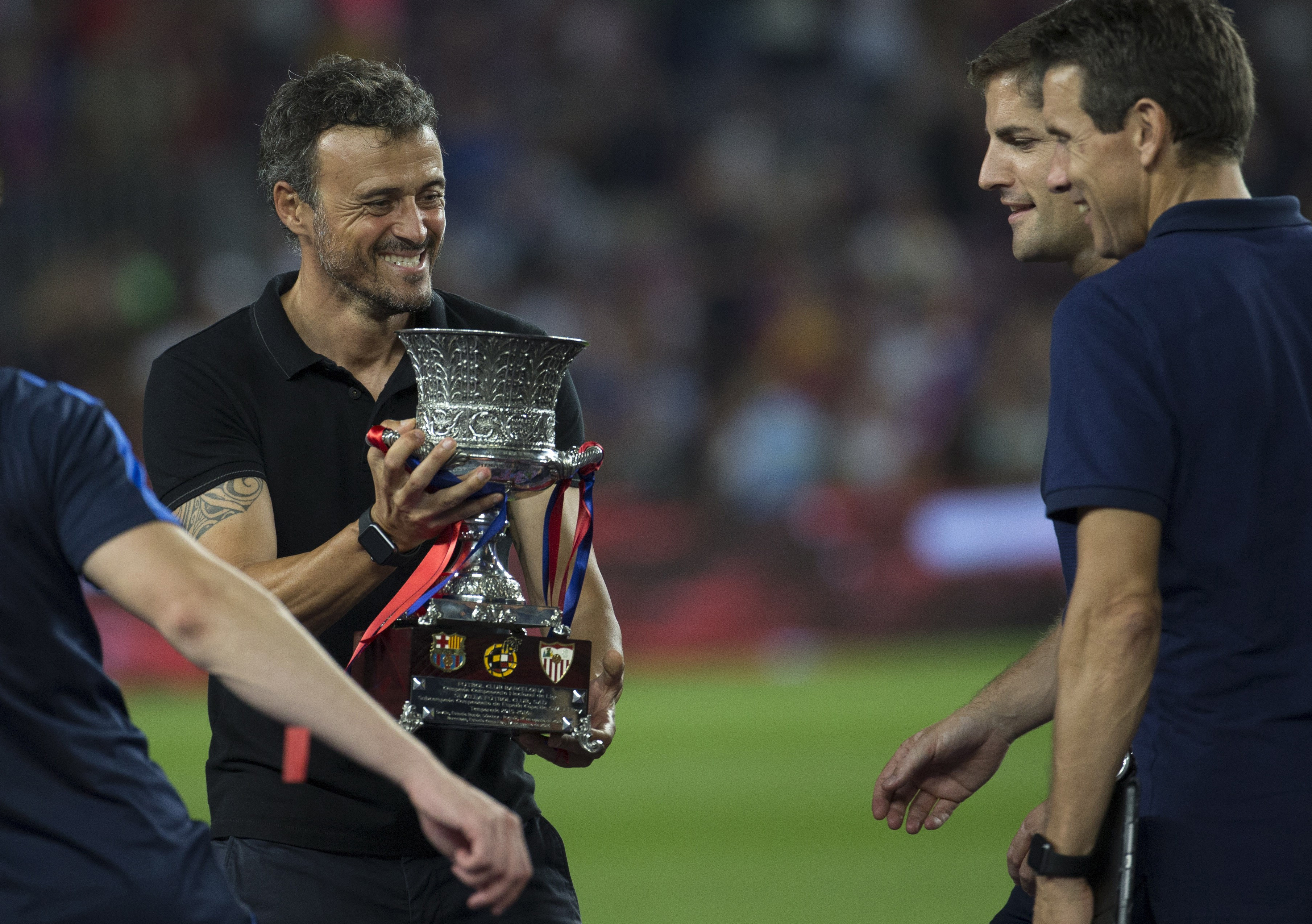 Barcelona a câștigat pentru a 12-a oară Supercupa Spaniei. Messi, start perfect de sezon GALERIE FOTO