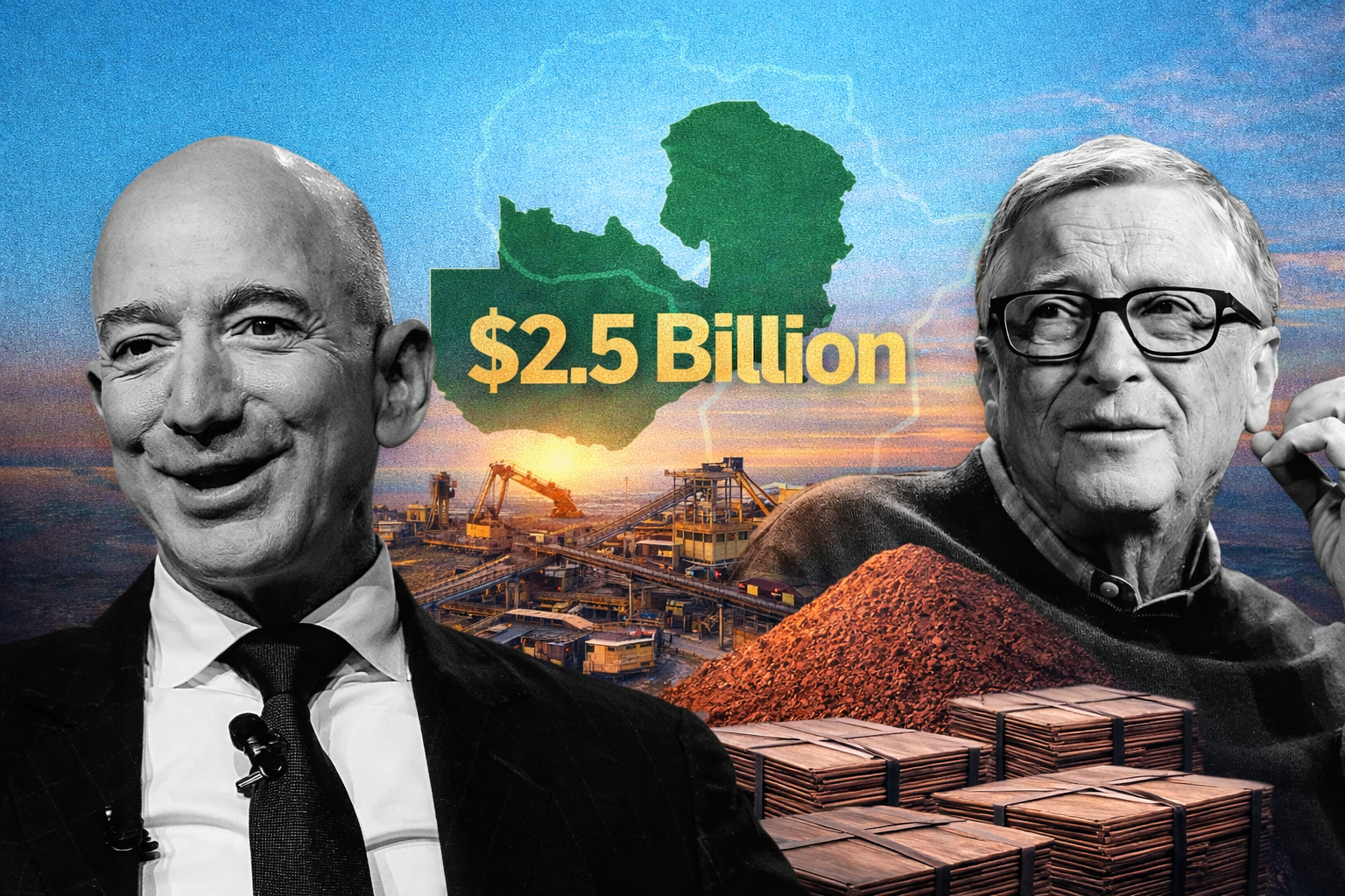 Jeff Bezos and Bill Gates- backed KoBold Metals kicks off $2.5 billion copper project in Zambia