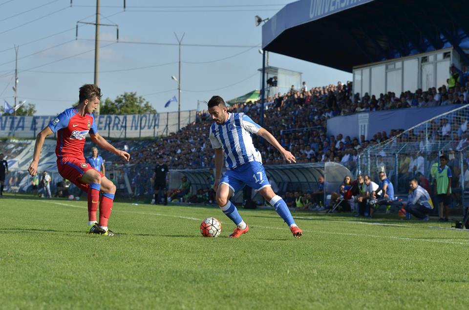 Liga I. CS U Craiova - Steaua 1-2. Olteni, pârliţi de un oltean: arbitrul Comănescu! ^Tade a adus victoria campioanei dintr-un penalty controversat / FOTO