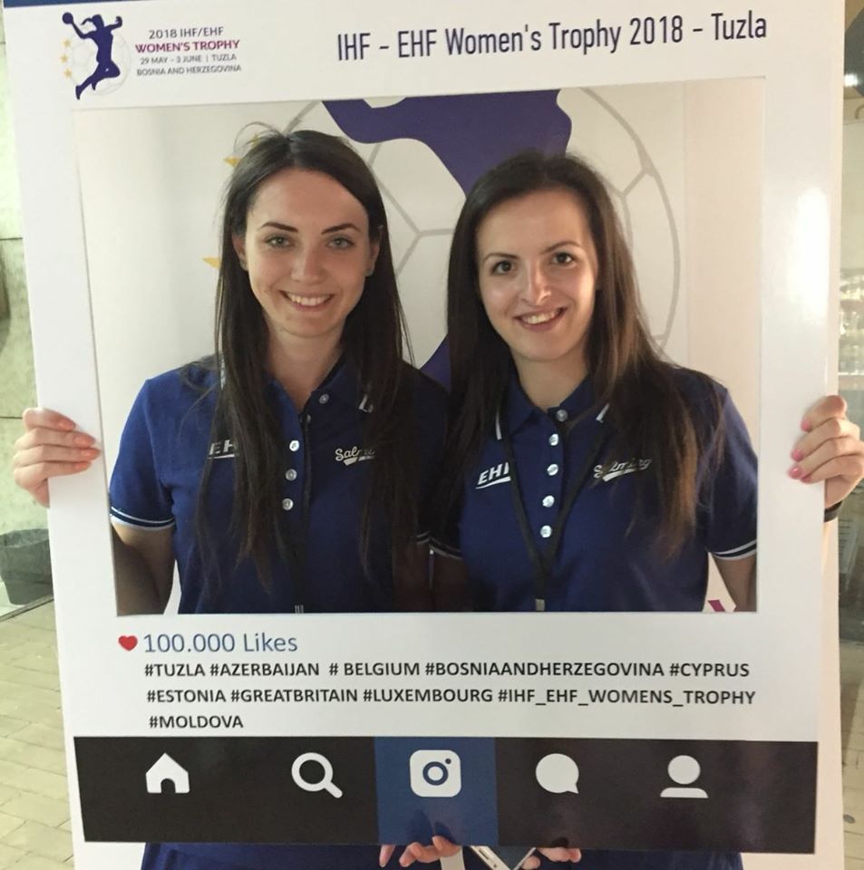 Și arbitrajul are frumusețea lui! Povestea cuplului Georgiana Lungu - Mihaela Paraschiv, ”fluierașe” la handbal: ”Ca jucătoare, aveam șanse mai mici să ajungem sus, din cauza taliei”