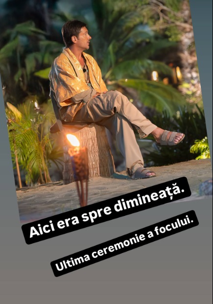 Filmările la „Insula iubirii” 2025 s-au încheiat. Cum a apărut Radu Vâlcan la ultima ceremonie a focului: „Aici era spre dimineață”