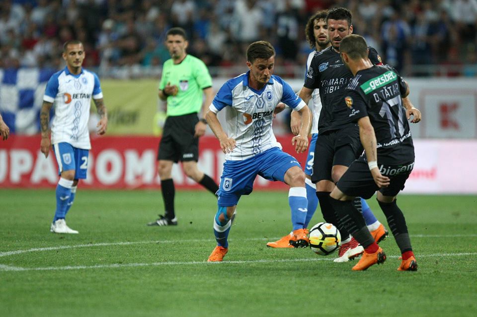 LIVEBLOG Finala Cupei României la fotbal, CSU Craiova - Hermannstadt 2-0. Goluri pentru Gustavo și Mitriță. Primul trofeu pentru noua echipă a Craiovei | GALERIE FOTO