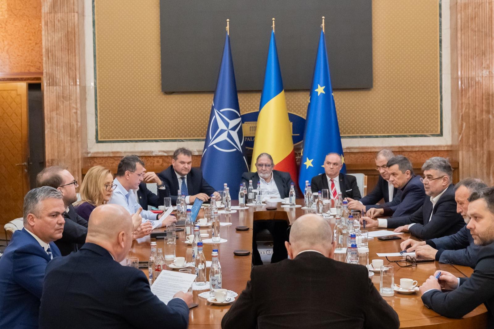 PSD, PNL, USR și UDMR, prima negociere pentru formarea viitorului Guvern: „Posibil candidat comun la alegerile prezidențiale”