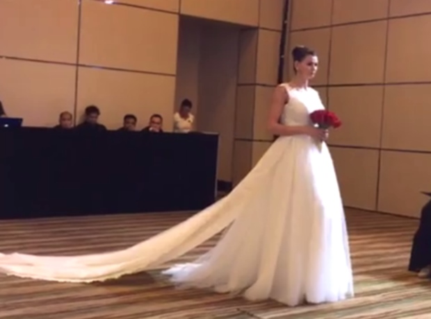 Ramona Gabor a fost mireasă într-o prezentare de modă, în Dubai | FOTO