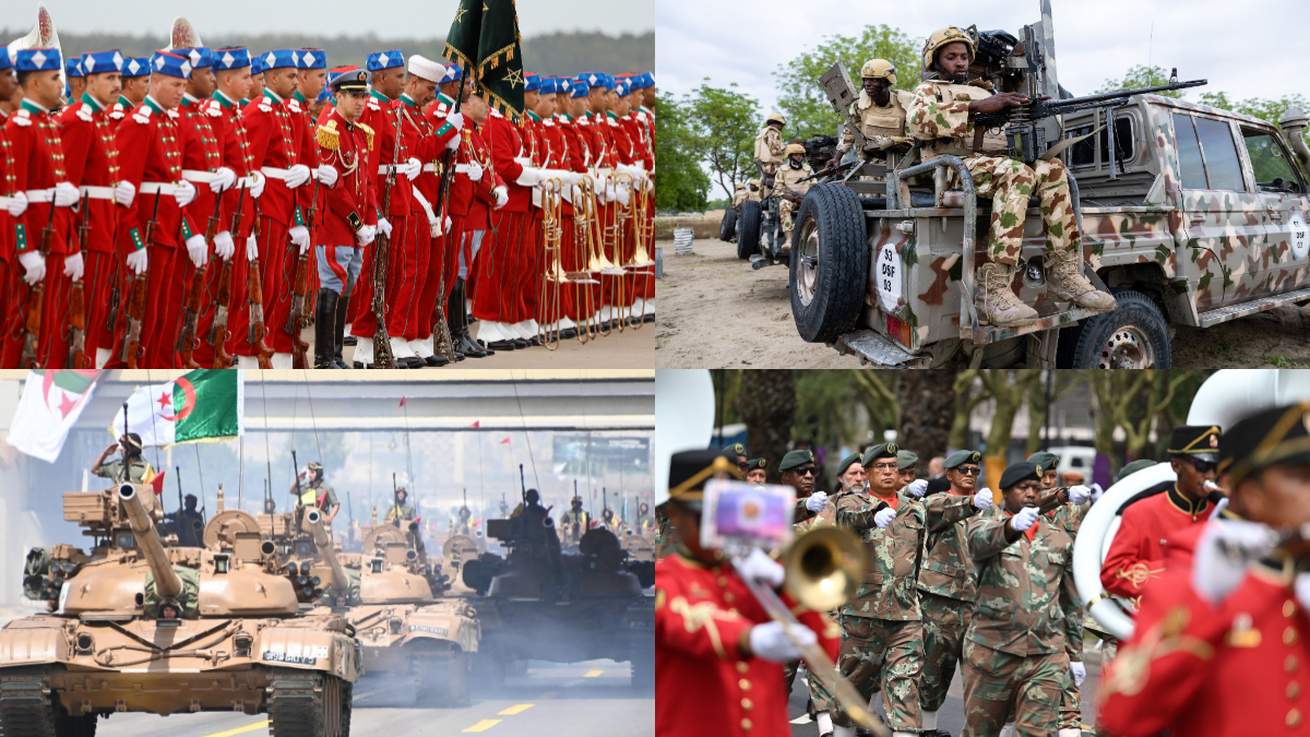 Africa’s top 10 most powerful militaries ranked for 2025, based on Global Firepower’s latest defence strength index. [Getty Images]