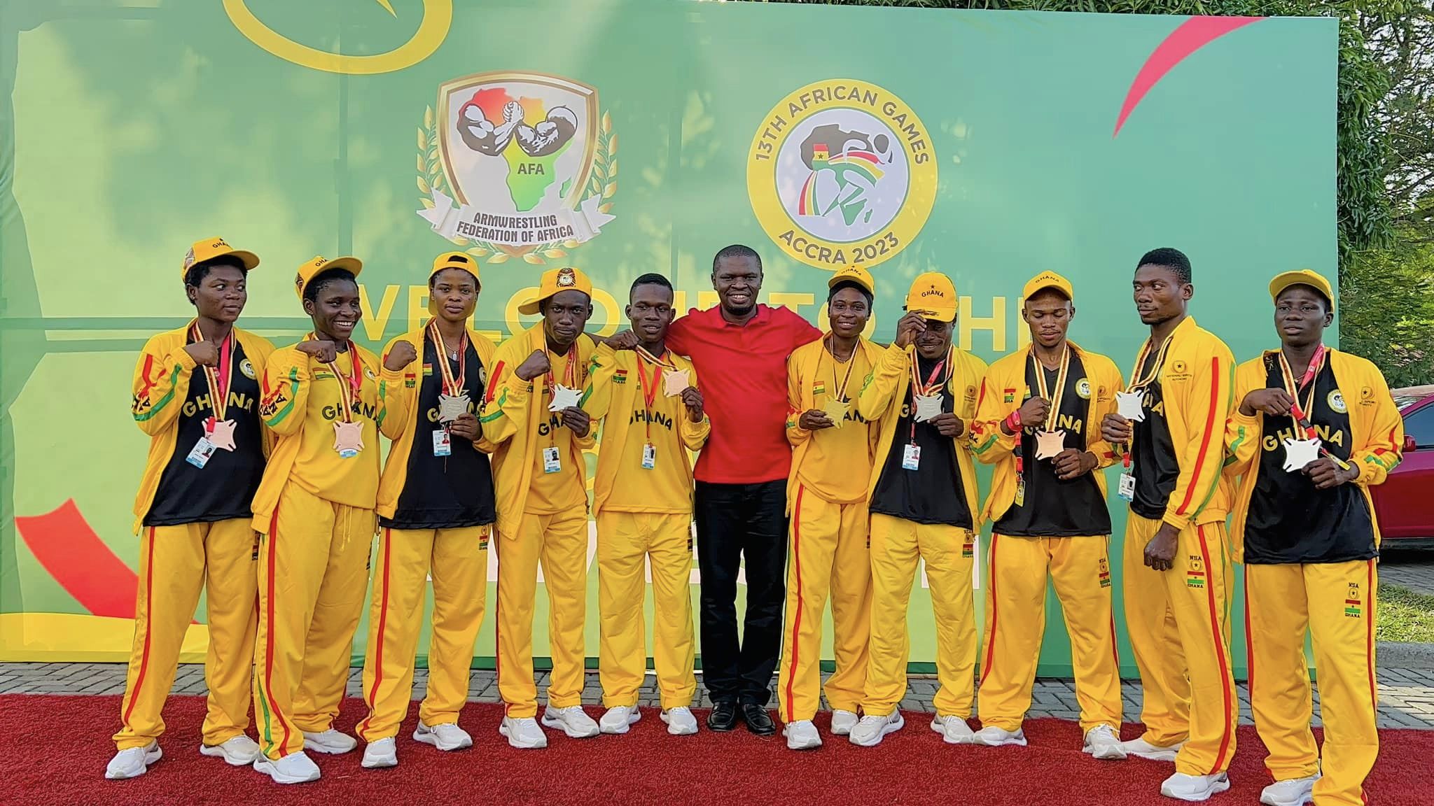 Team Ghana's impressive haul of 40 medals at the 13th African Games