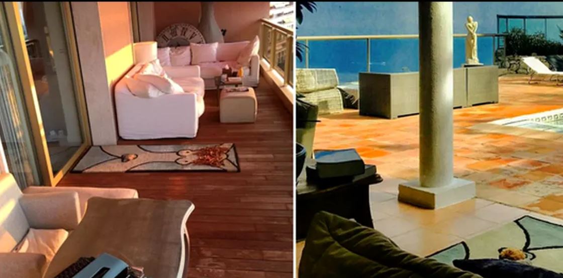 Imagini din casa în care Mihaela Rădulescu locuiește în Monaco. Are rochii în loc de perdele și multe statui cu femei goale