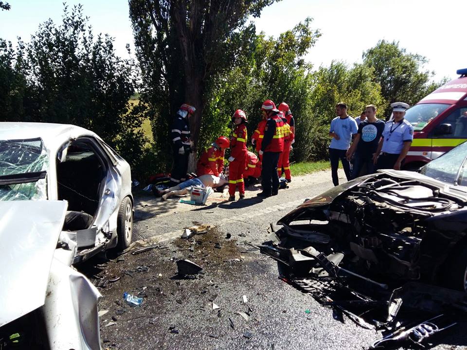 Accident grav pe DN1, la ieșirea din Ciolpani! Un bărbat a decedat GALERIE FOTO
