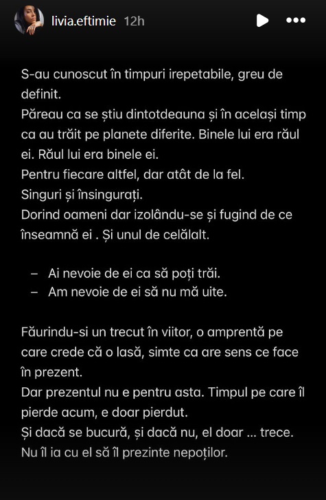 Mesajul transmis de Livia la un an de la divorțul de Cătălin Bordea. „Câteodată îți vine să mori. Doar pentru că nu ești niciodată de ajuns”