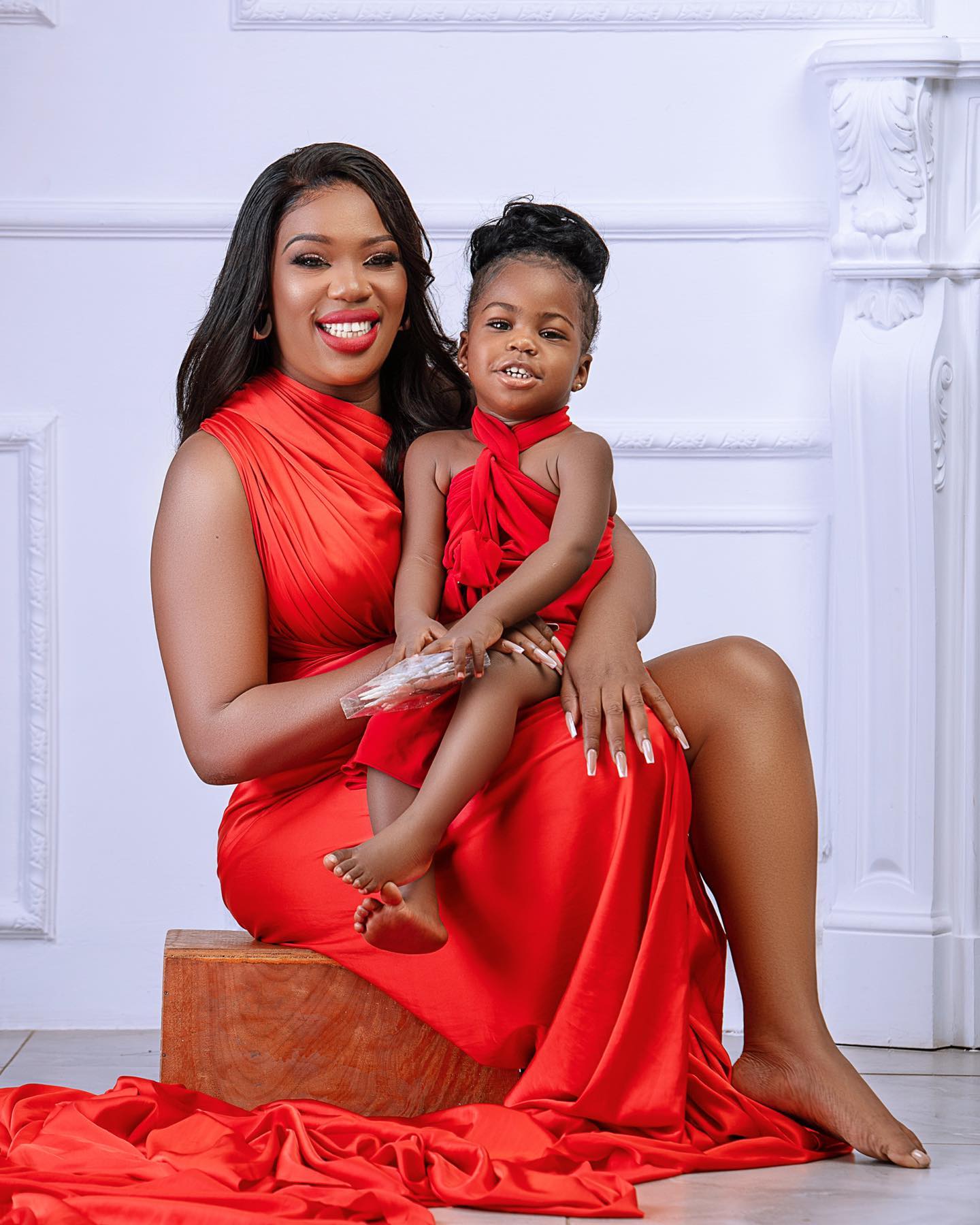 Ruth Matete beams with pride as daughter Toluwa turns 4