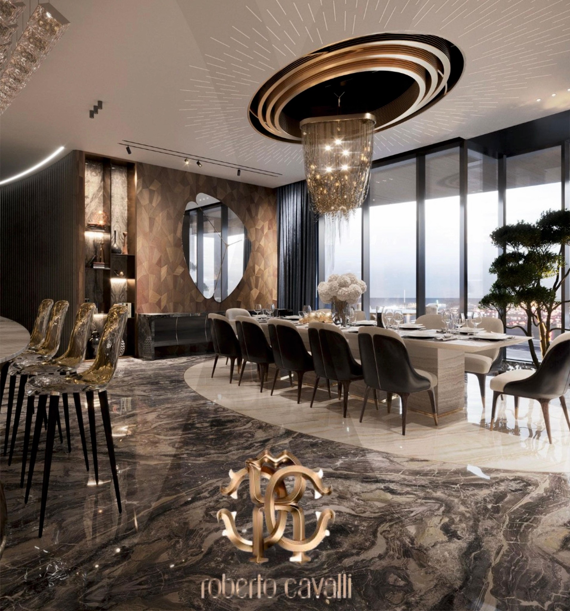 Cum arată apartamentul din București, „mobilat și utilat Cavalli”, care se vinde cu 3 milioane de euro. Pozele apar și pe un site de imobiliare din Dubai