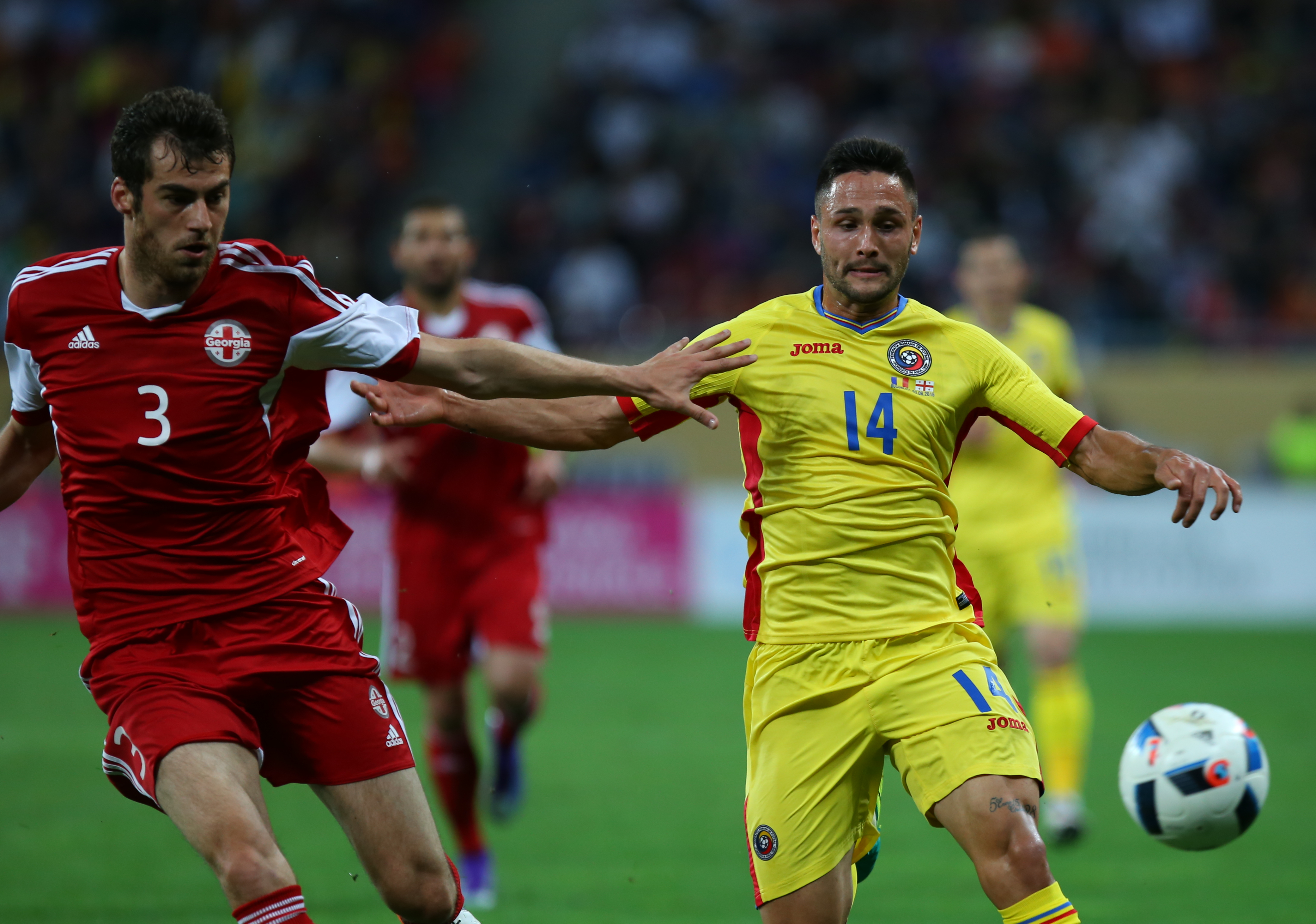Euro 2016. România - Georgia 5-1. Ziua cadourilor! Start furibund: trei minute, două goluri! Stancu și Popa au lovit bara / FOTO&VIDEO