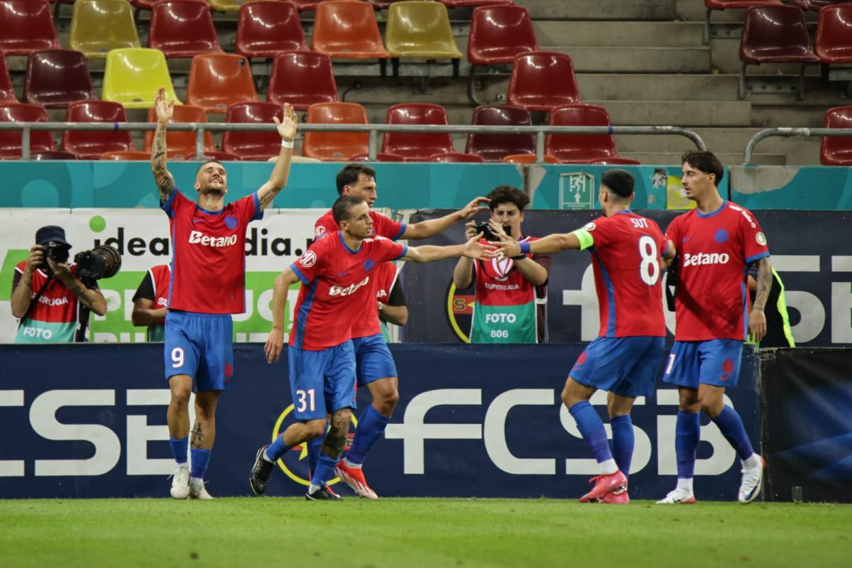 FCSB a fost bătută de Shkendija și la București și a fost eliminată din Liga Campionilor