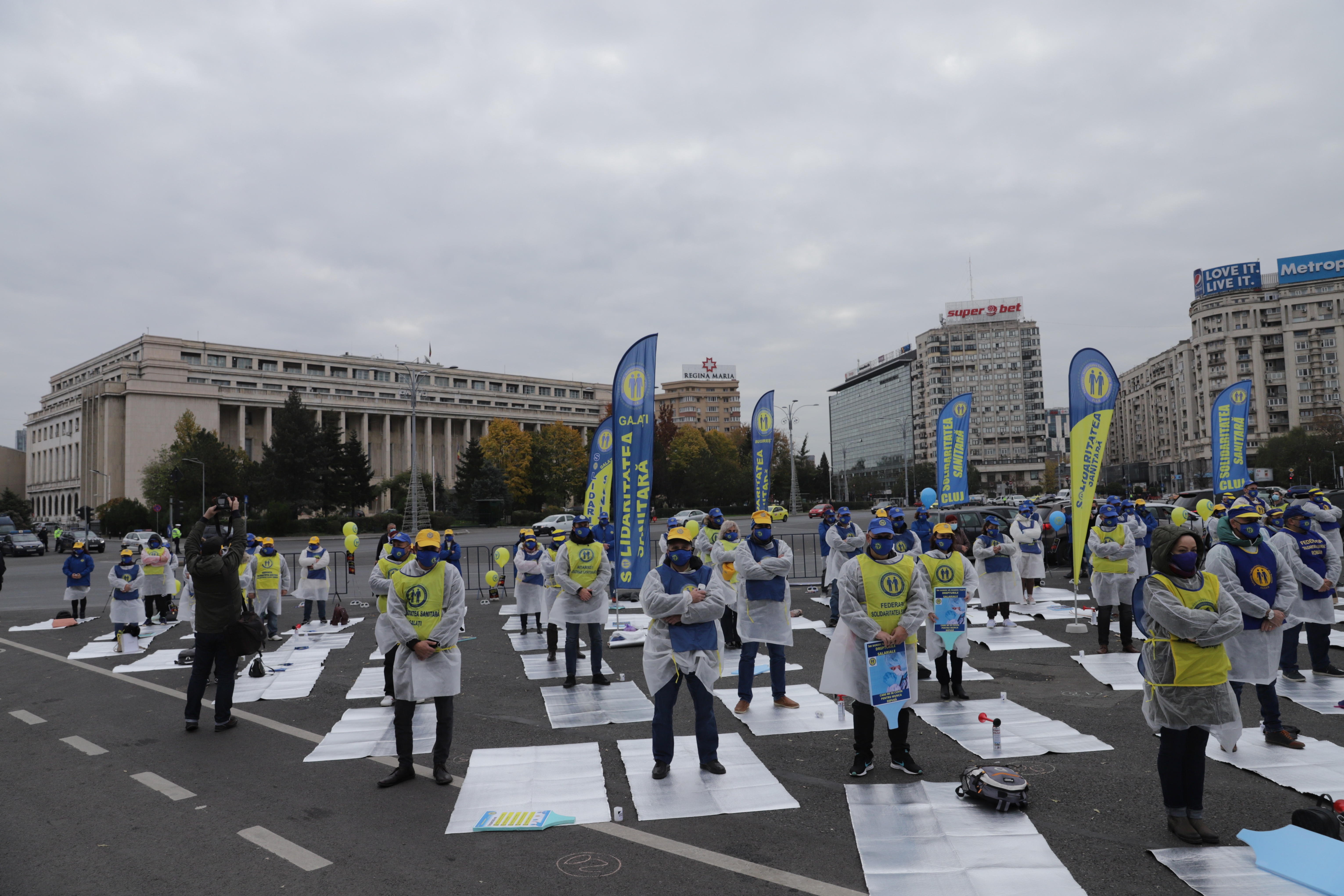 Protest al Federaţiei “Solidaritatea Sanitară”. Guvernul Orban, acuzat că scade veniturile lucrătorilor din Sănătate. Replica Executivului