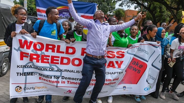 Journalist celebrate World Press Freedom day