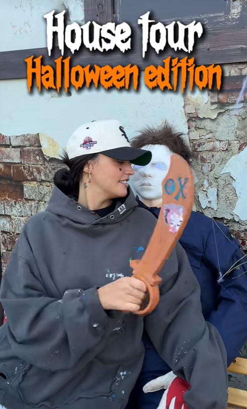 Cum și-a decorat Antonia casa de Halloween. Doar în filmele horror mai vezi așa ceva