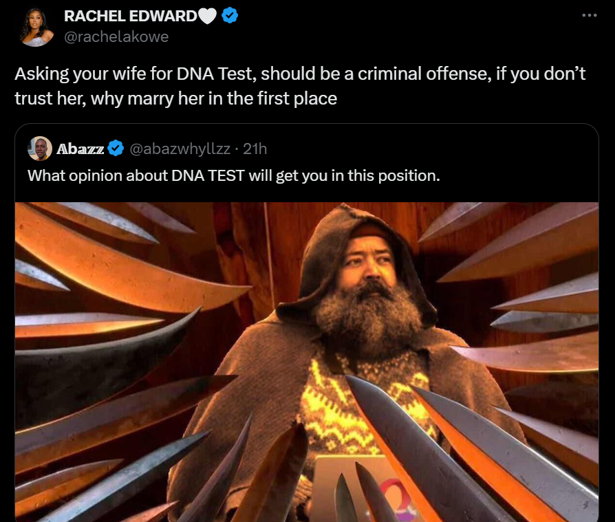 Rachel Edwards post [X/Rachel Edward]