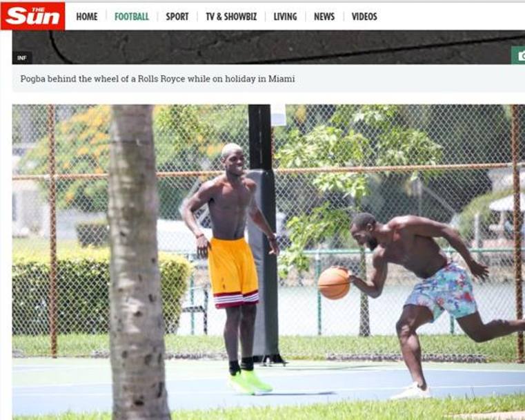 Francezul Pogba, prins în ofsaid. Tocmai când a fost cumpărat de Man. United, s-a apucat de alt sport, la Miami / GALERIE FOTO
