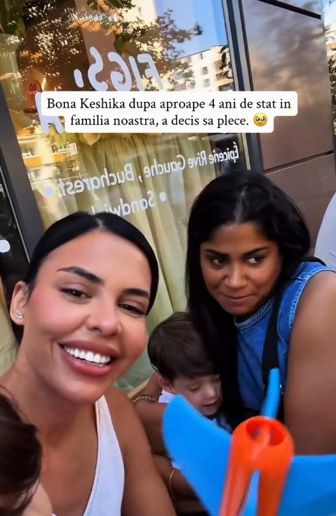 Andreea Popescu a rămas fără încă o bonă după divorț. De ce a demisionat Keshika după 4 ani
