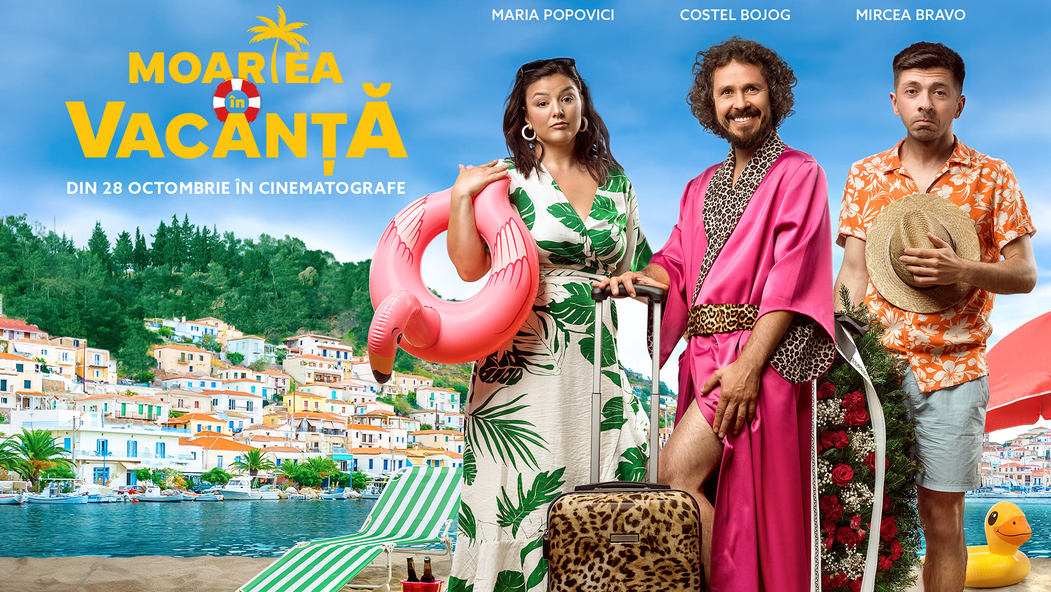 Mircea Bravo lansează filmul „Moartea în vacanță”. Comedia a fost filmată în Grecia. „În 2020 ne-a apărut ideea”