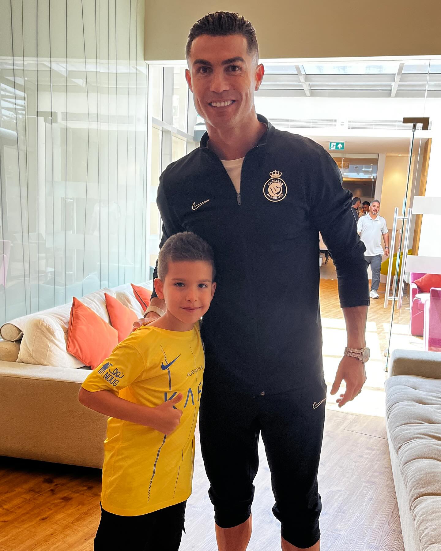 Imagini rare cu fiul cel mic al lui Adrian Mutu. Cât de mult a crescut Tiago, care l-a întâlnit recent pe Cristiano Ronaldo