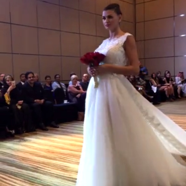 Ramona Gabor a fost mireasă într-o prezentare de modă, în Dubai | FOTO
