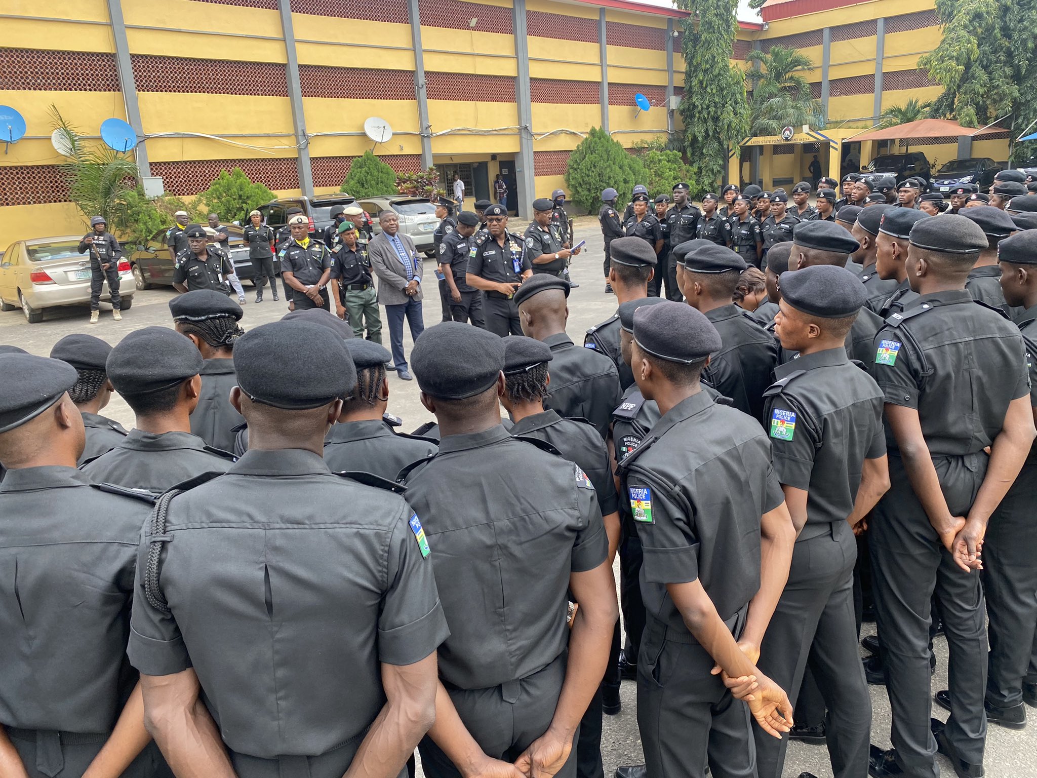 Police constables in Lagos. [PM News]