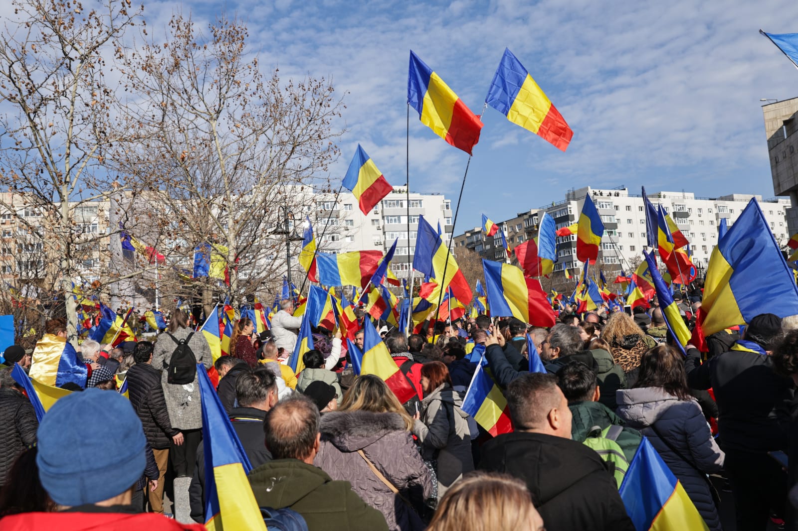 Ziua de 24 ianuarie, marcată de mii de români. Unirea Principatelor celebrată cu horă în centrul Bucureștiului