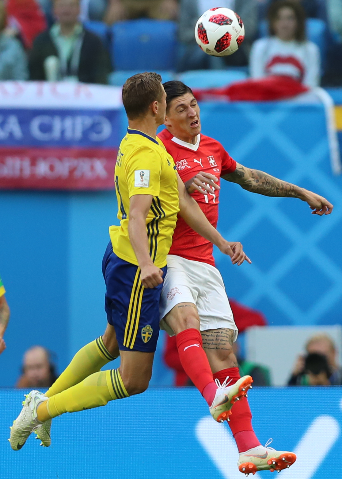 Suedia - Elveția 1-0, în optimile Campionatului Mondial de fotbal Rusia 2018. Eroul Forsberg. Cifră istorică de fani / GALERIE FOTO