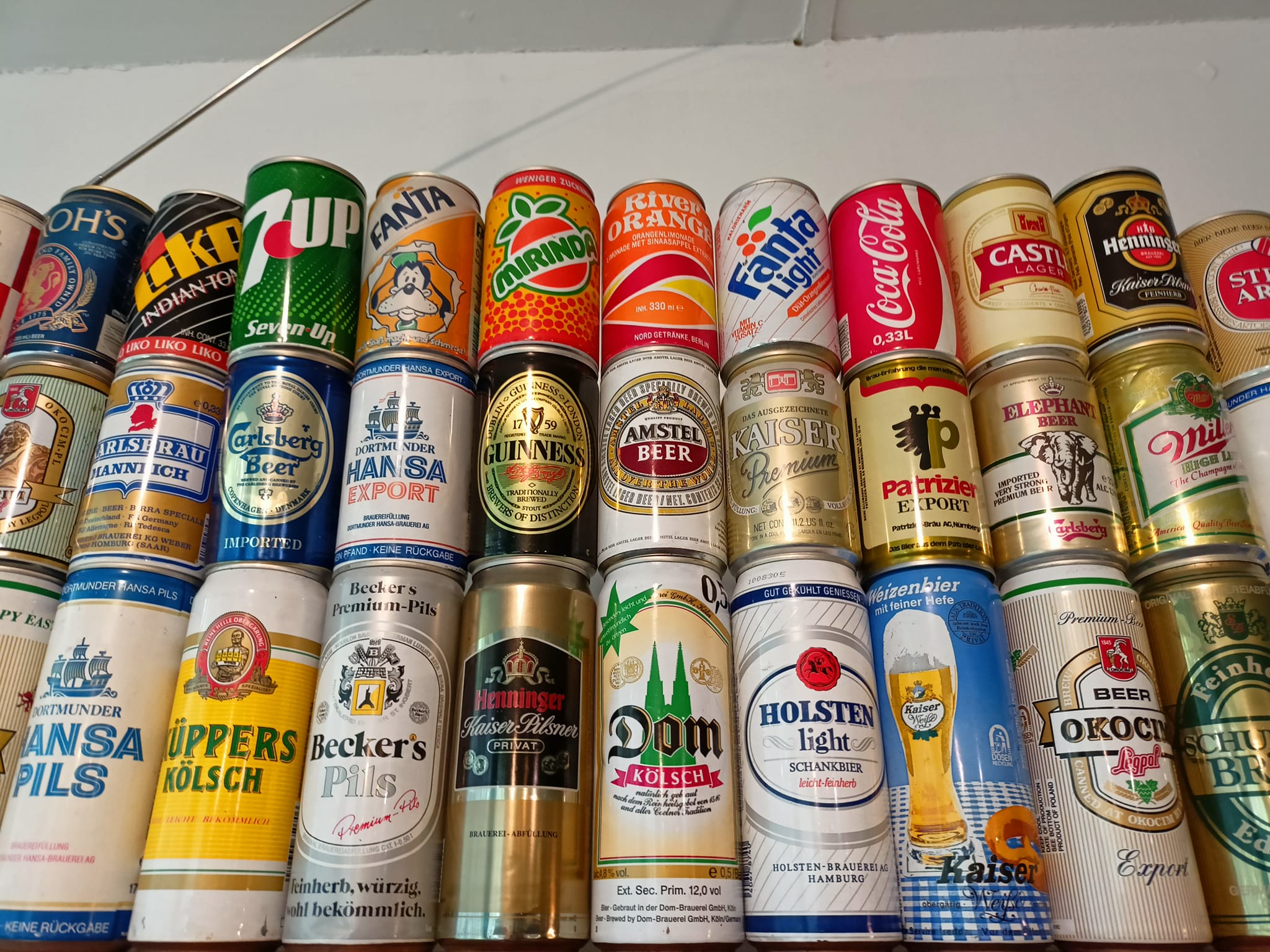Kto z Was kolekcjonował zagraniczne puszki po piwie i coca coli?