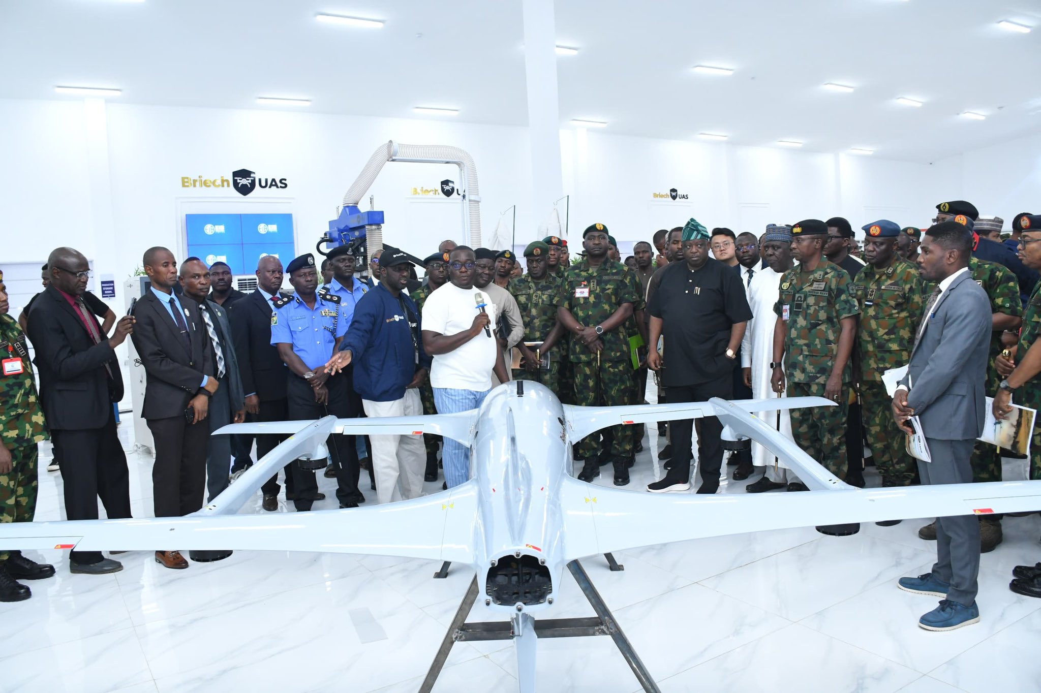Nigeria unveils advanced home-made drones, missiles, and bombs