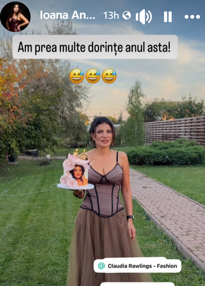 Cum a apărut Ioana Ginghină în ziua în care a împlinit 49 de ani