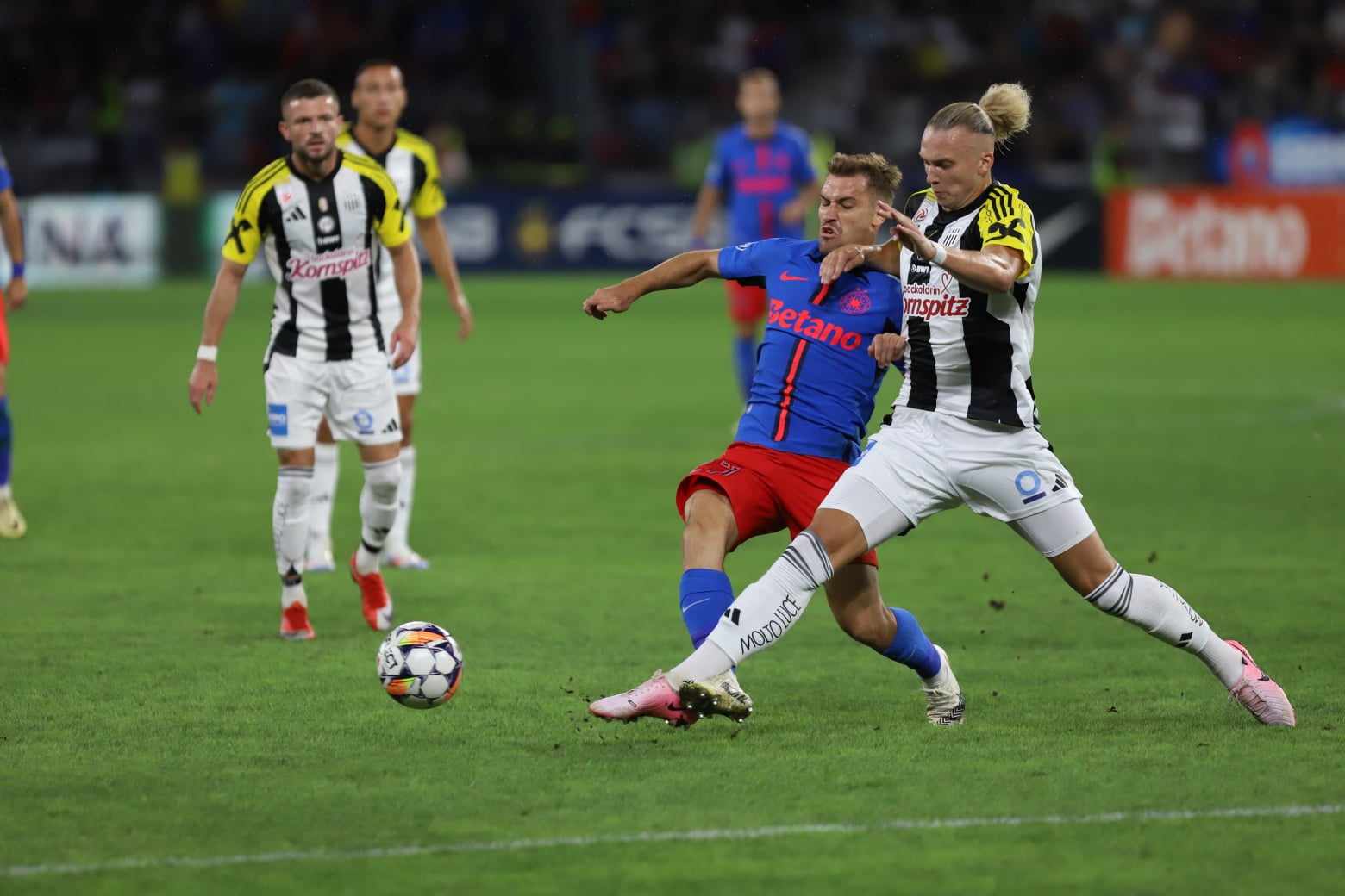 FCSB, calificare senzațională în faza principală a Europa League, după golul lui Darius Olaru din minutul 90+3 | FOTO