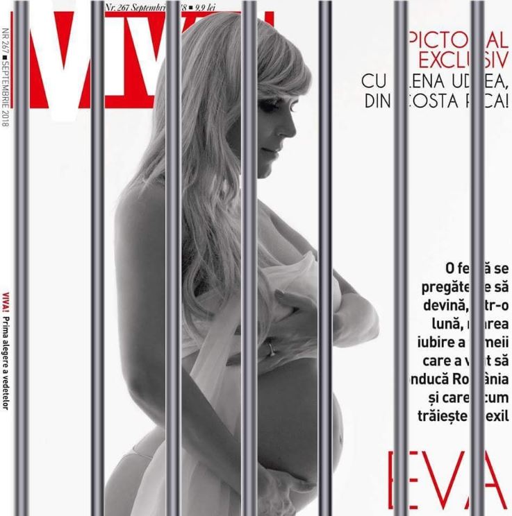 FOTO/ Coperta cu Elena Udrea din revista VIVA! a devenit virală pe Facebook. Au apărut primele glume