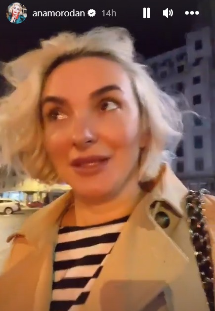 Ce a pățit Ana Morodan aseară, pe Calea Victoriei din București: „E așa protipendadă. Enorm de multă lume”