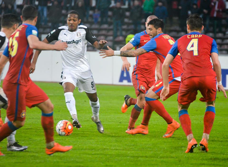 Cupa Ligii, semifinale, tur: Steaua - Astra 1-0. ^Șumudică: ”Dacă vor, facem un pact. Le dau calificarea pentru o victorie sau un egal duminică”