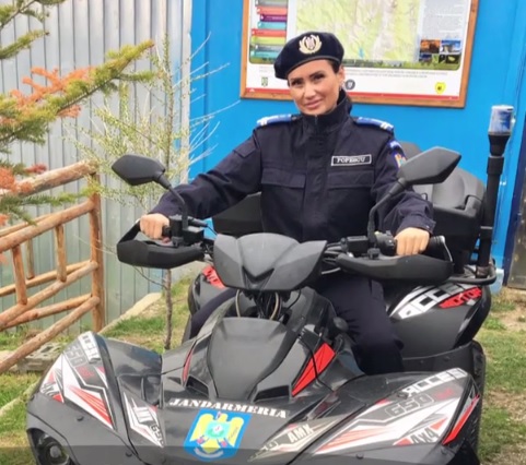 FOTO/ Prima femeie din cadrul Jandarmeriei Române care participă la o misiune sub egida ONU