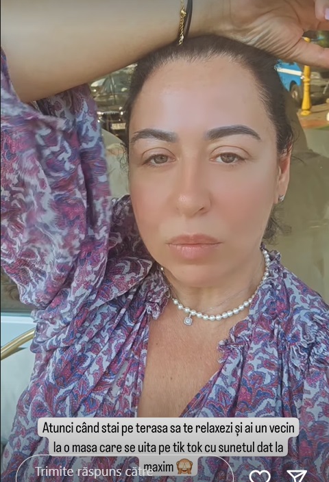 Ce a pățit Oana Roman pe litoralul românesc. Se afla la o terasă: „E o chestie de respect față de ceilalți”