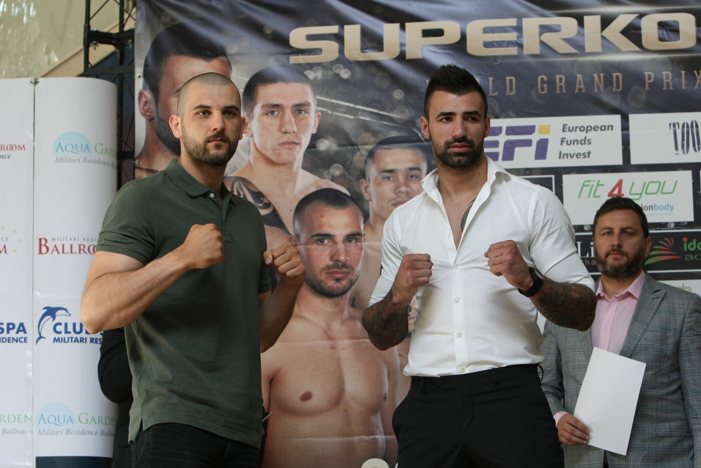 Luptătorii de la Superkombat București au trecut cu bine de proba cântarului oficial / GALERIE FOTO
