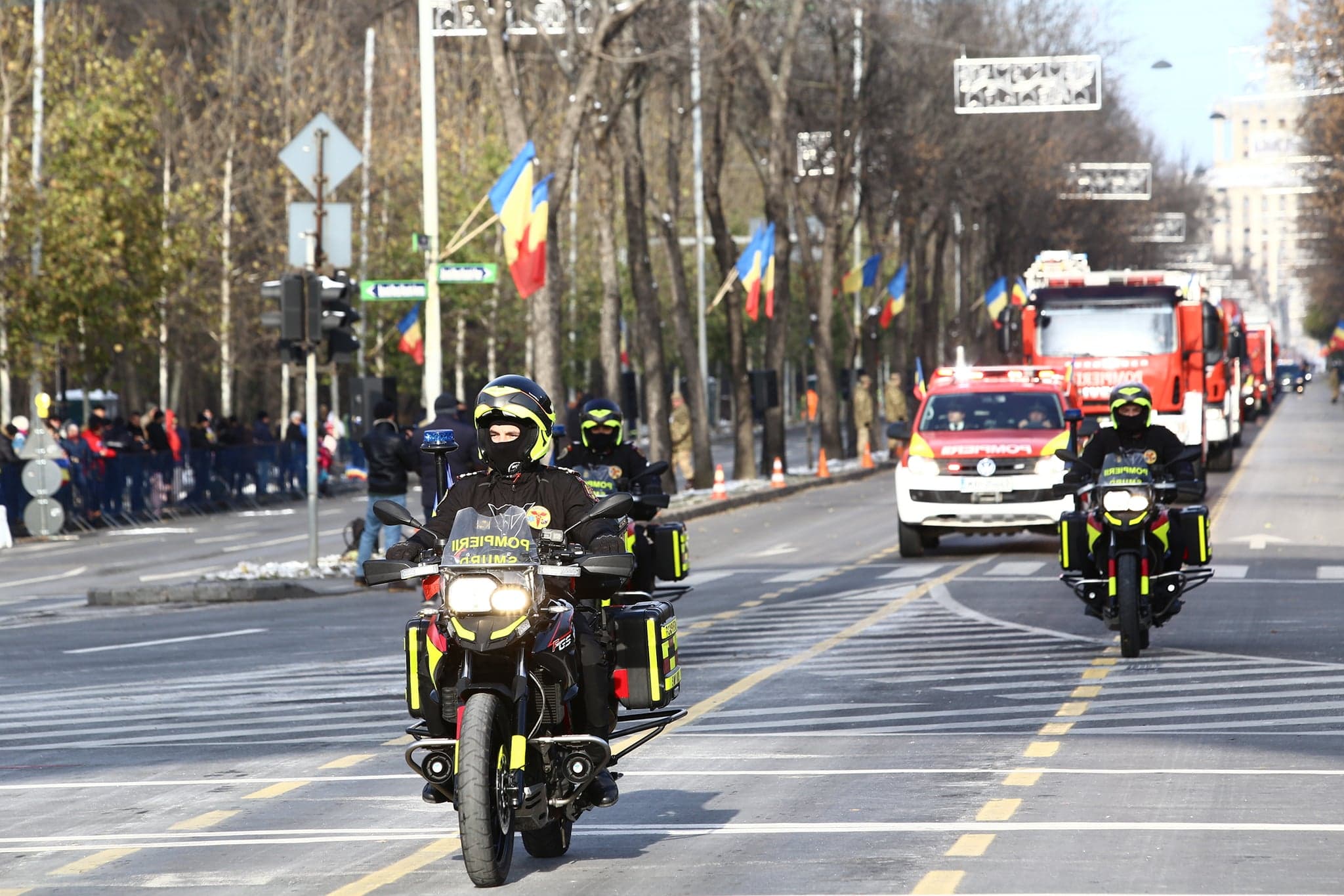 FOTO | Pregătiri la minus 6 grade Celsius pentru Parada Militară de 1 Decembrie