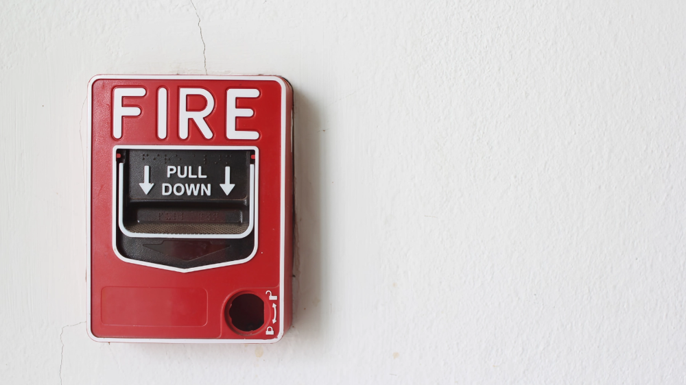 A fire alarm system