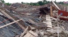 4 feared dead after 3-storey building collapses at Kasoa New Market.