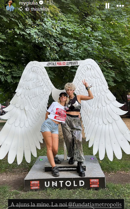 Cum au apărut Giulia și Vlad Huidu la Undold 2025. Artista a atras toate privirile cu ținuta ei. „La multi ani, festivalul nostru de suflet!”