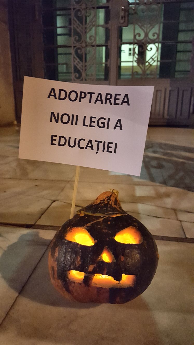 Mesajele tinerilor din PNL Timiș pentru Guvernul PSD, puse în dovleci de Halloween: Nerealizările își bântuie propriii conducători| GALERIE FOTO