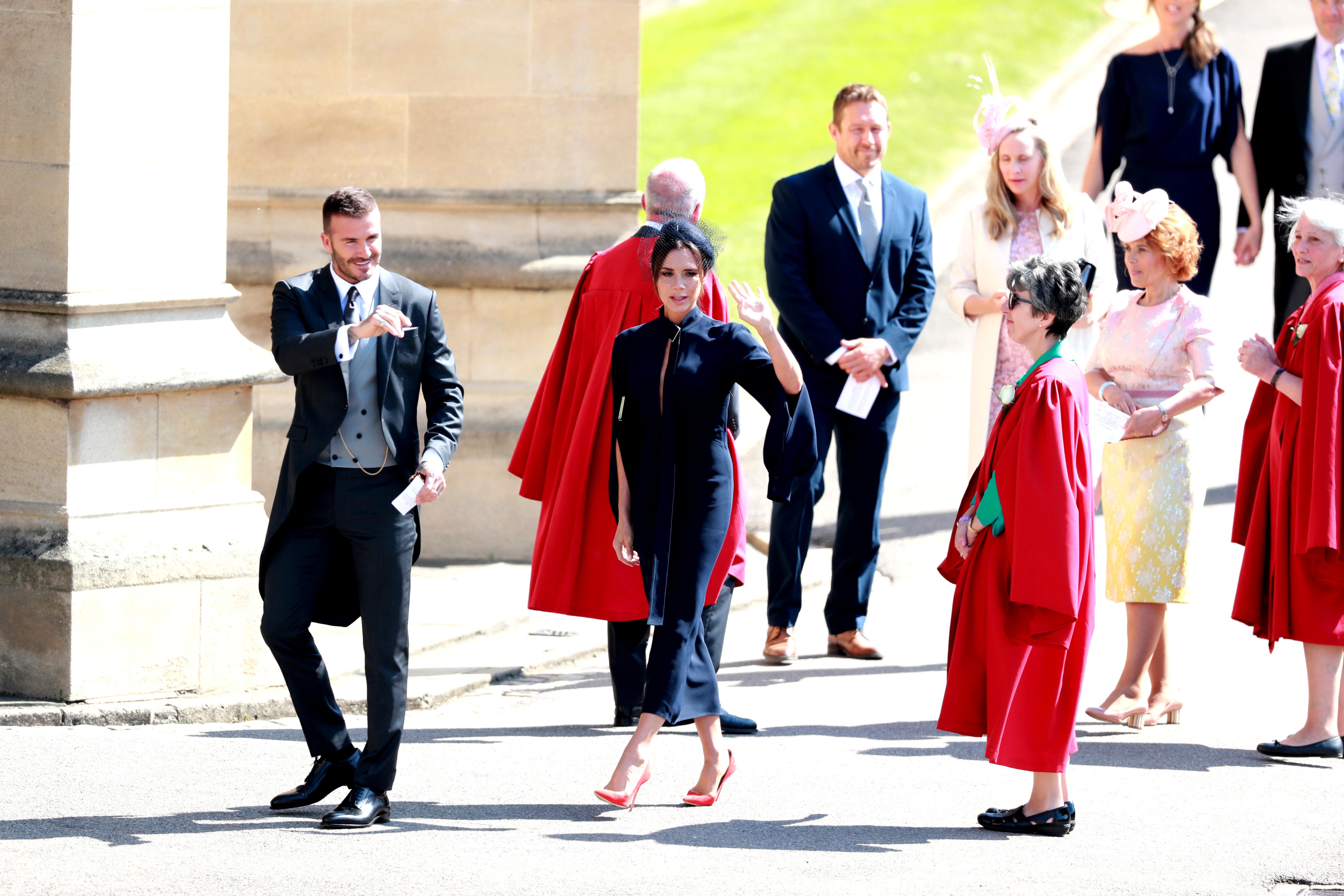 FOTO | O femeie cu care David Beckham a avut o întâlnire ar fi fost motivul pentru care Victoria a fost supărată la nunta regală