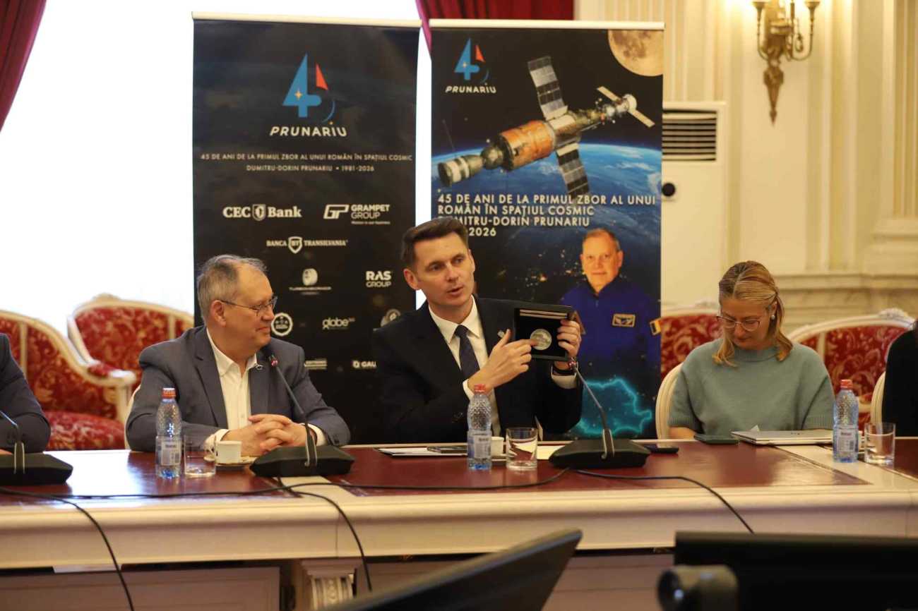 Dumitru Prunariu, singurul român care a zburat în Cosmos, aniversat în Senat după 45 de ani de la misiunea Soyuz 40