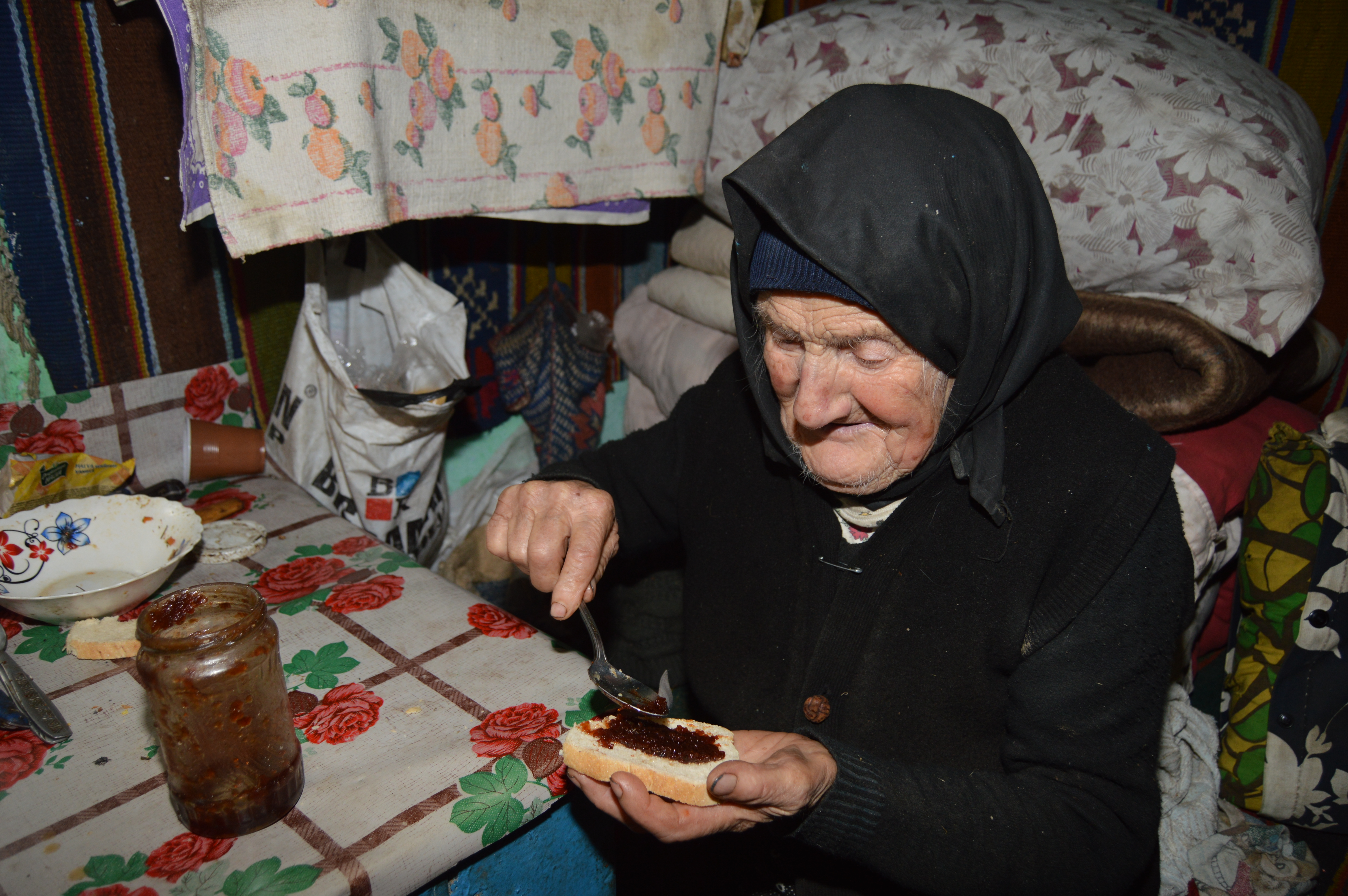 GALERIE FOTO/ Profira Baciu sărbătorește Ziua Națională cu urechea lipită de radio și are un mesaj pentru guvernanți: "Să ne aducă acasă  copiii din străinătate"